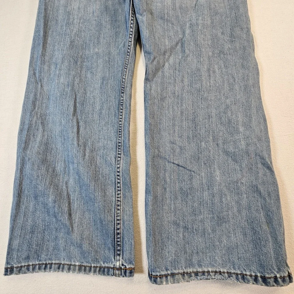 Levis Jeans Mens 36x30 Blue 569 Loose Straight Baggy Denim Pants Western Y2K